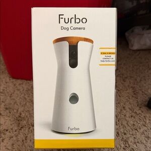 Furbo Dog Camera - White with Gold Accent